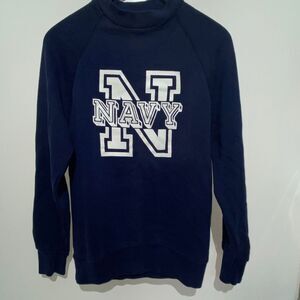 Vintage Soffe Sweats Men's Blue Navy Raglan Long Sleeve Sweatshirt Medium